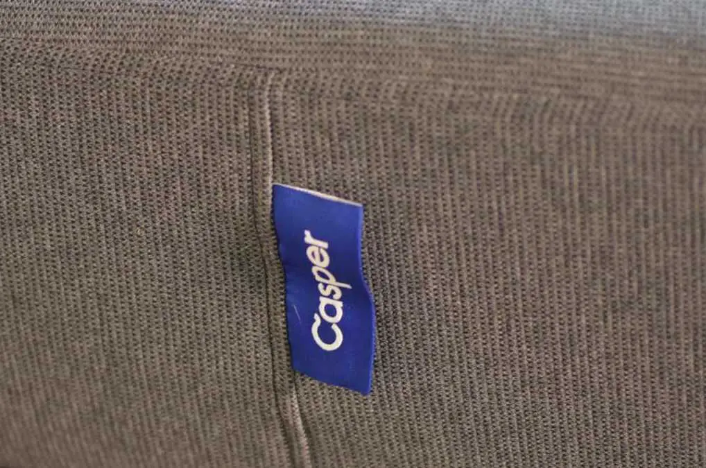 Casper tag is on both sides of the mattress