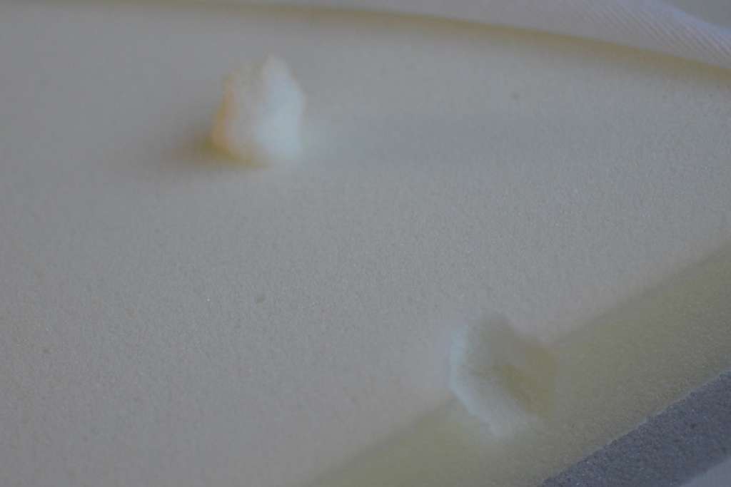 Chunk of foam that fell off the new Casper Essential