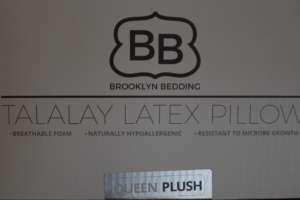 Talalay latex pillow box from Brooklyn Bedding