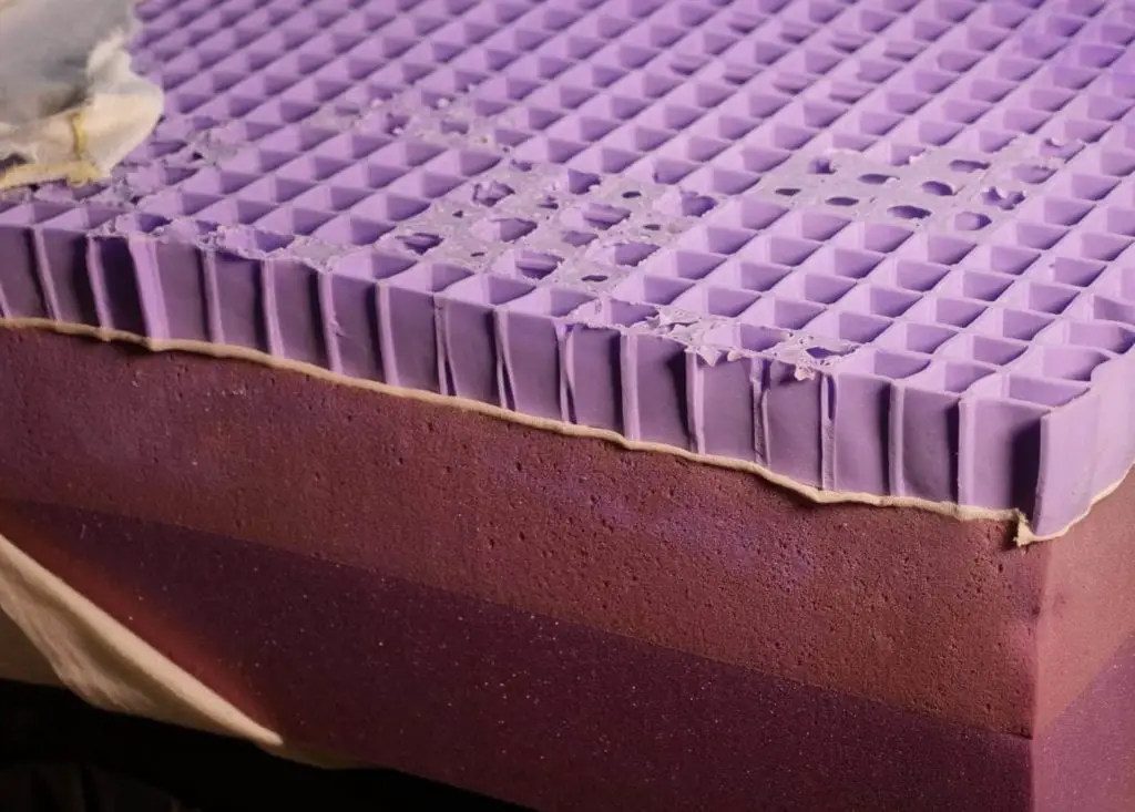 purple bed mattress cover