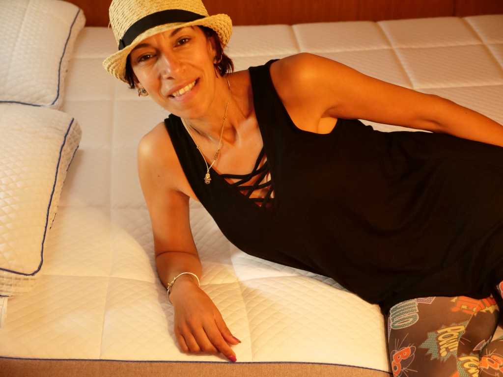 Submit a Sleep Interview | June 2026 rana on a nectar mattress inside a sailboat