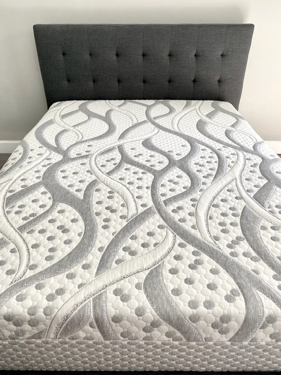 CRaVE Mattress layer of memory foam and pocketed coils