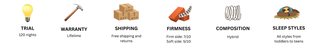 Nolah organic kids mattress