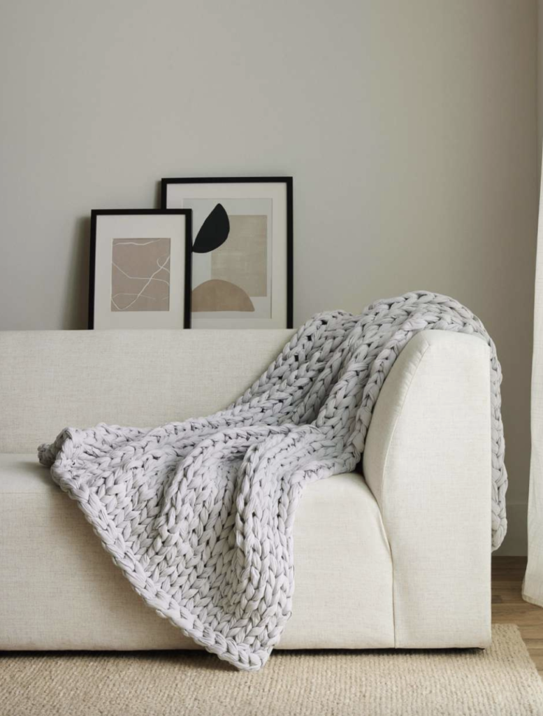 sustainable mothers day gifts cotton weighted blanket